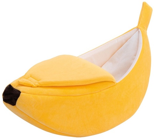 Heart to Tail Novelty Pet Bed - Banana