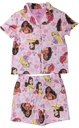 Children's Character 2pc PJ Short Set - Disney Princess