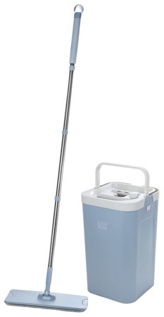 EASY HOME Power Mop Set - Flat Mop - Blue
