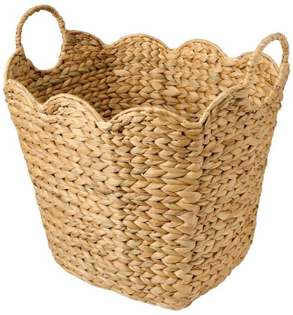 Kirkton House Scalloped Storage Basket -
