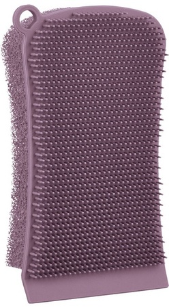 EASY HOME Scrub Brush or Silicone Sponge - Sponge - Grape