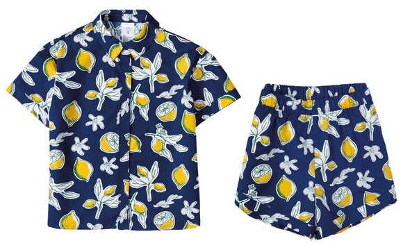Serra Blue Leisure Set