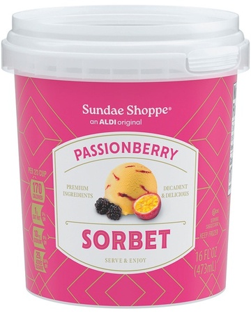 Sundae Shoppe Limoncelo Strwbry Sorbet - Passionberry