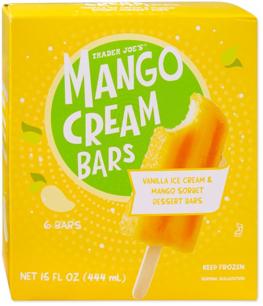Mango & Cream Bars at Trader Joe's