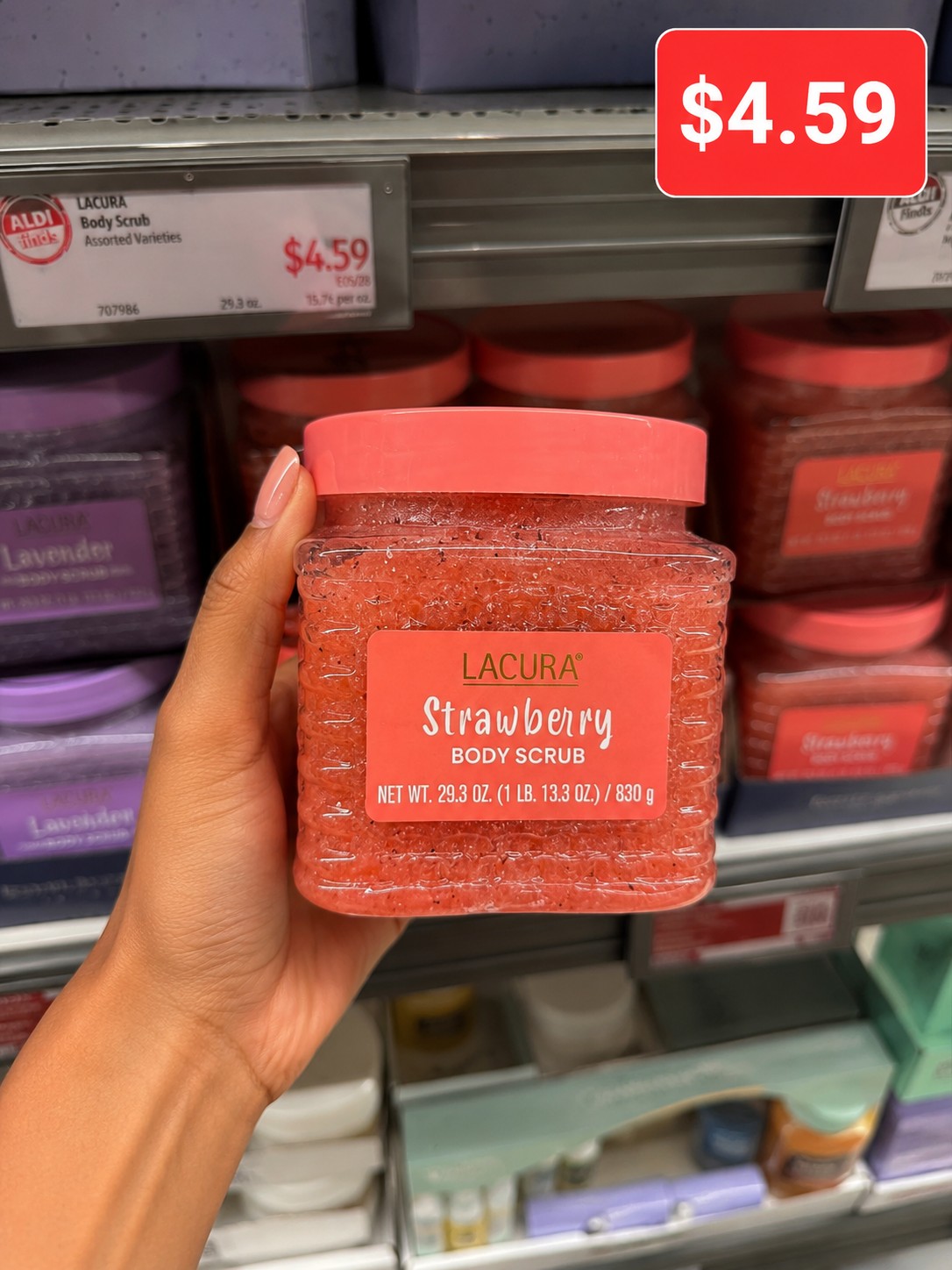 LACURA Strawberry BODY SCRUB