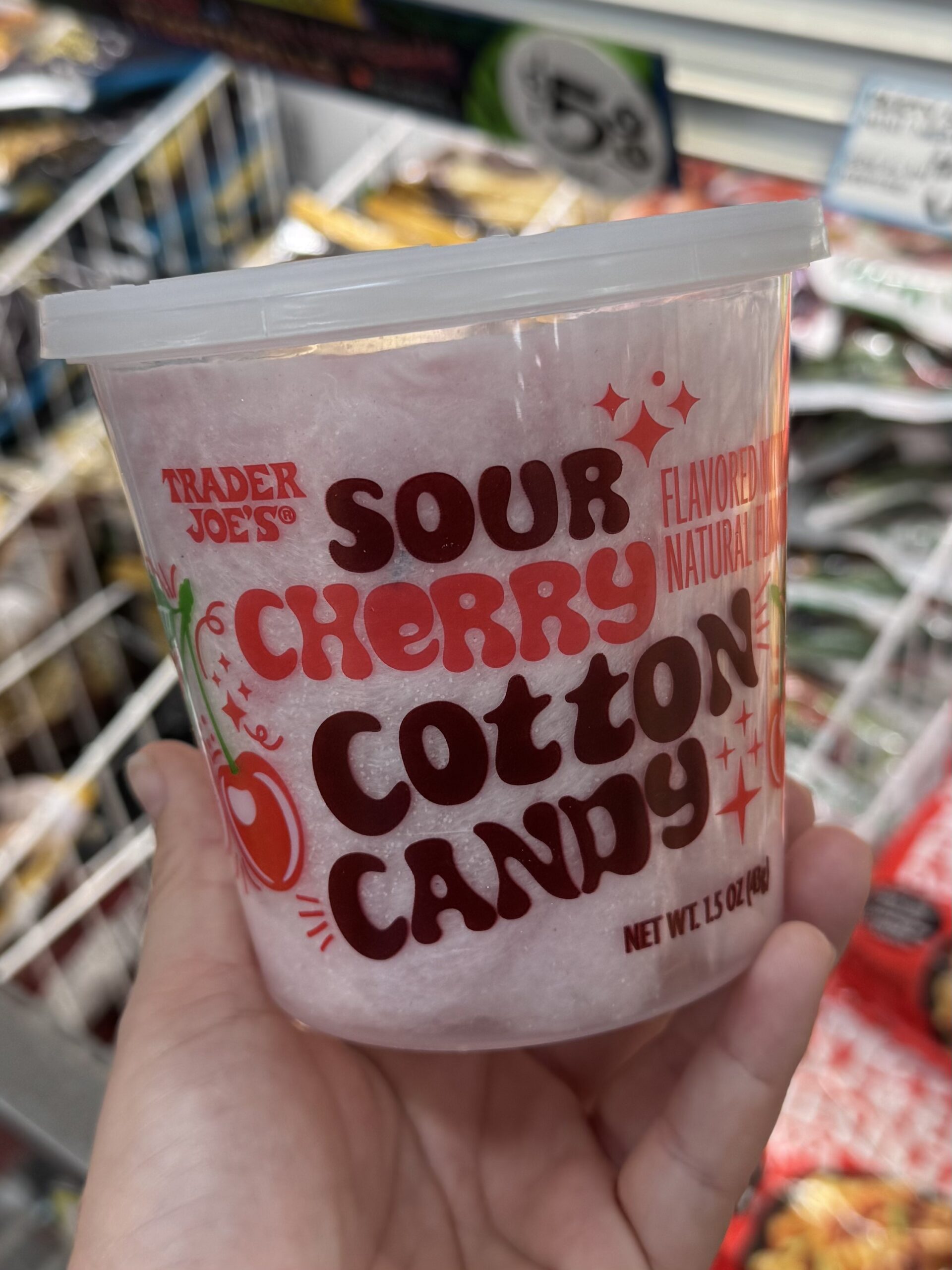 Sour Cherry Cotton Candy - in store