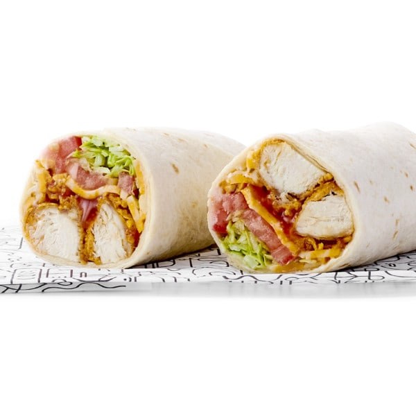 Sweet and Spicy Chili Chicken Tender Wrap — $7.99