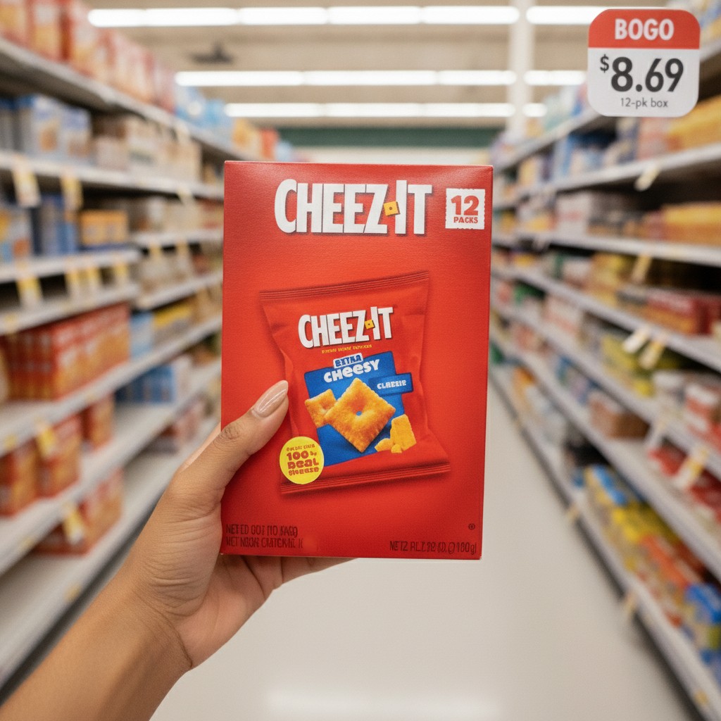 CHEEZ-IT BAKED SNACK CRACKERS