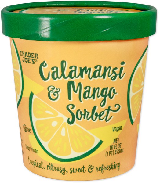 Calamansi Mango Sorbet at Trader Joe's