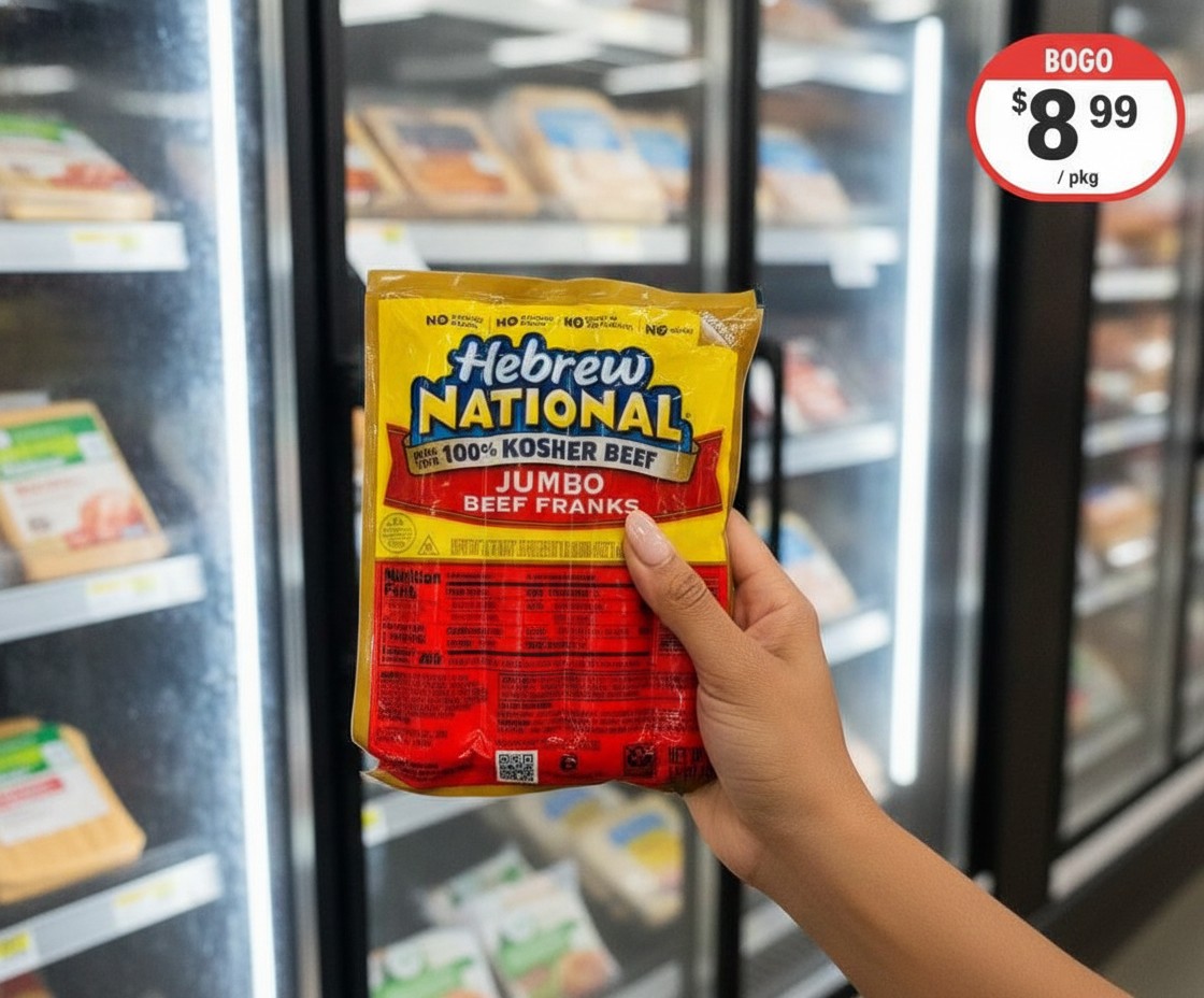 Hebrew NATIONAL JUMBO BEEF FRANKS