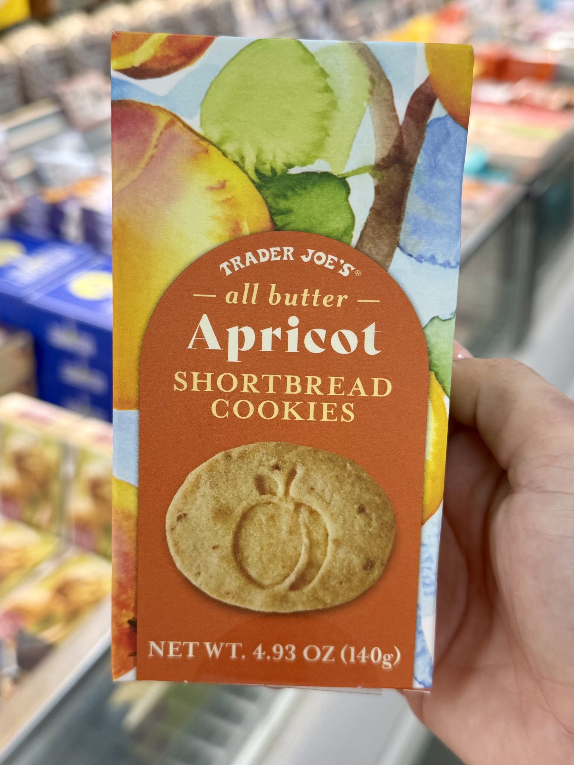 Trader Joe's All Butter Shortbread Cookies with Apricot or Raspberry Filling - in store