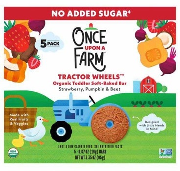 Once Upon a Farm Tractor Wheels Bars, Veggie Puffs, or Melts