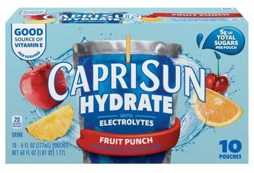 Caprisun Hydrate Drinks