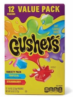 Fruit Gushers Fruit Flavored Snacks