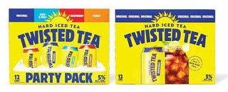 12-Pack Twisted Tea Hard Iced Tea Malt Beverage