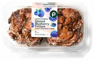 Glazed Blueberry Fritters