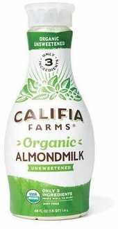 Califia Farms Organic Unsweetened Almondmilk