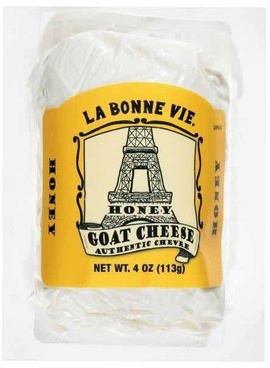 La Bonne Vie Blueberry Vanilla or Honey Goat Cheese