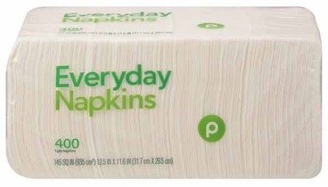 Publix Everyday Napkins, White