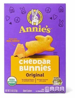 Annie's Organic Bunny Crackers or Grahams