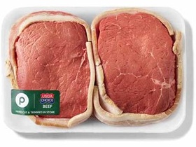 Bacon Wrapped Top Sirloin Fillets