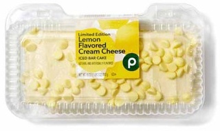 Lemon Flavored Cream Cheese Bar Cake