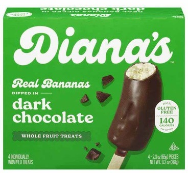 Jonny Pops, Diana's Real Bananas or Whole Fruit Fruit Bars