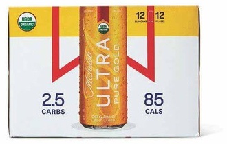 12-Pack Michelob Ultra Pure Gold Light Lager
