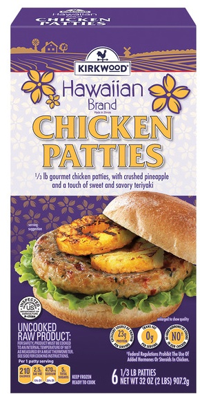 Kirkwood Chicken - Hawaiian Patties