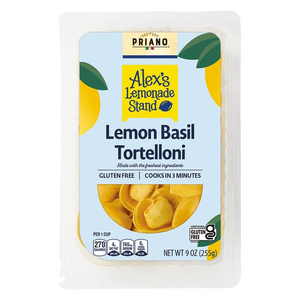 Priano Lemon Basil Tortelloni (Gluten-Free) – $4.29 (June 10, 2026)
