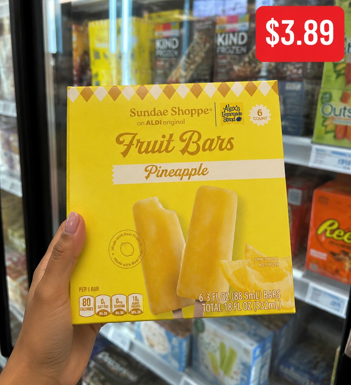 Sundae Shoppe Fruit Bars Pineapple