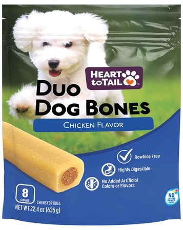 Heart to Tail Duo Dog Bones - Chicken
