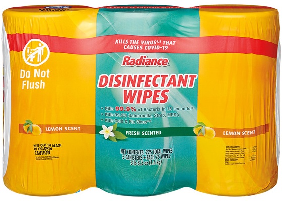 Radiance Disinfectant Wipe -