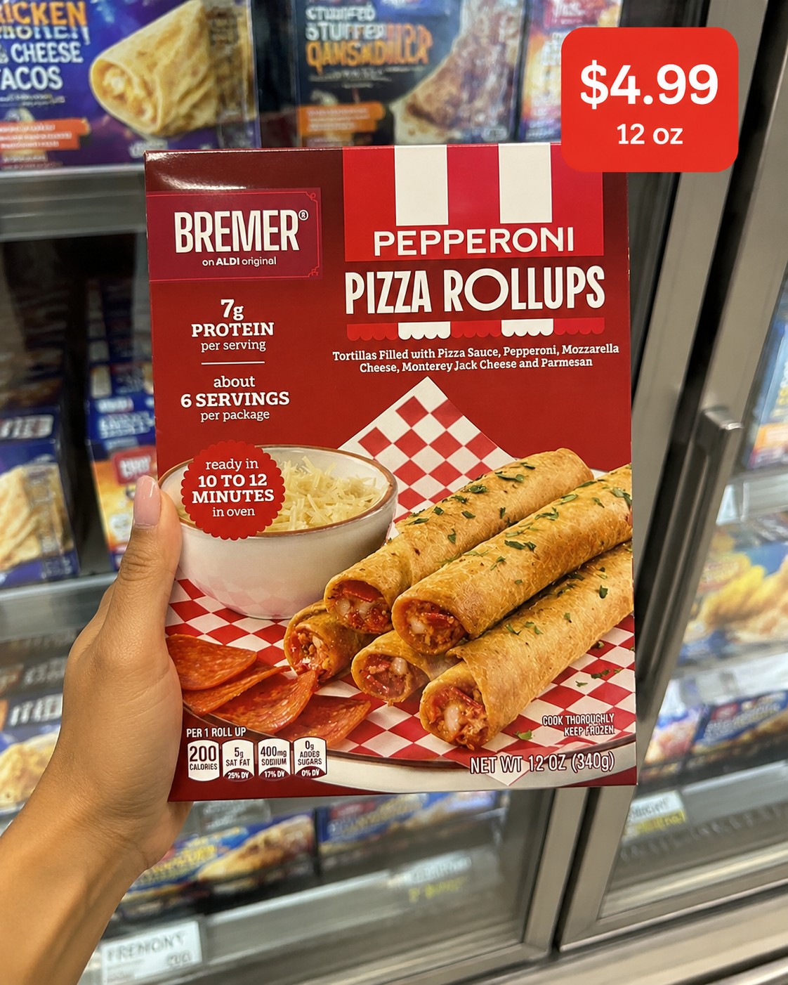 BREMER PEPPERONI PIZZA ROLLUPS