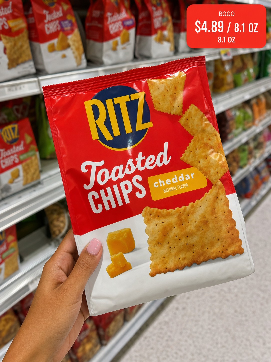 NABISCO RITZ TOASTED CHIPS