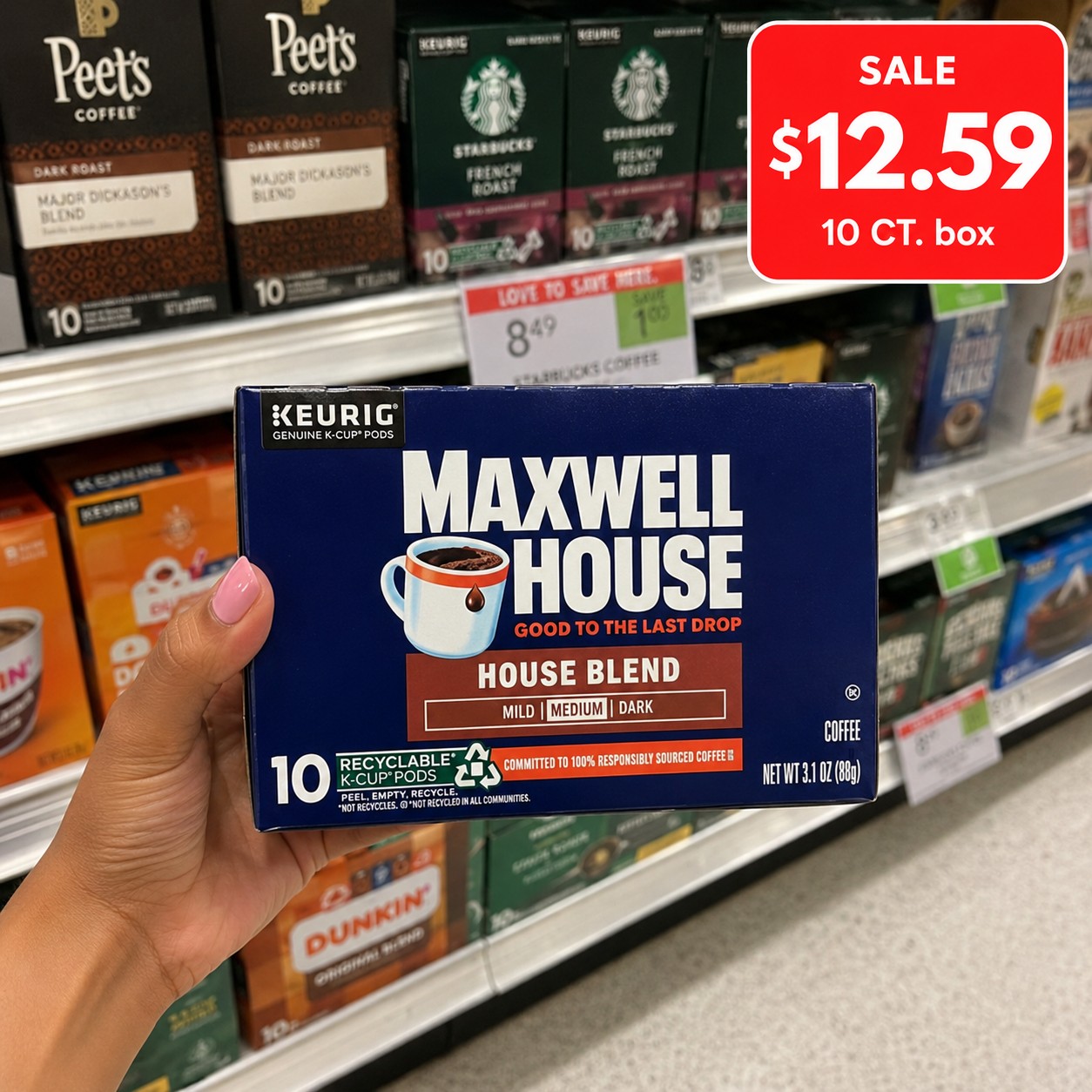 MAXWELL HOUSE GOOD TO THE LAST DROP HOUSE BLEND