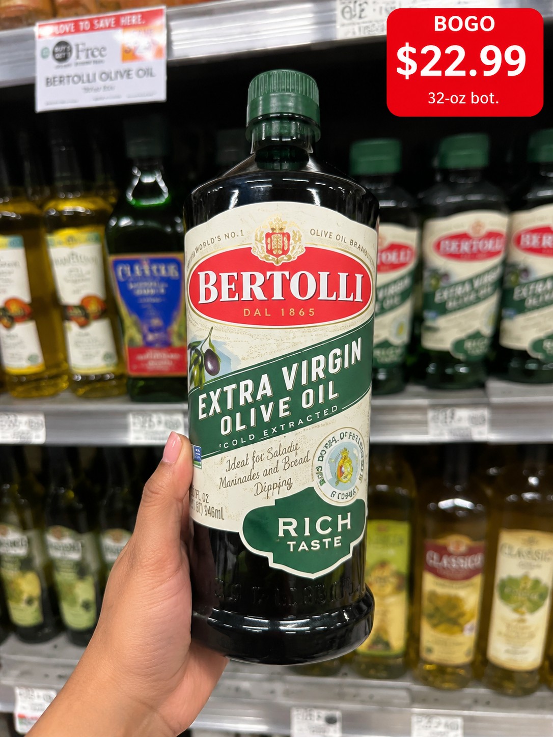 Bertolli Extra Virgin Olive Oil
