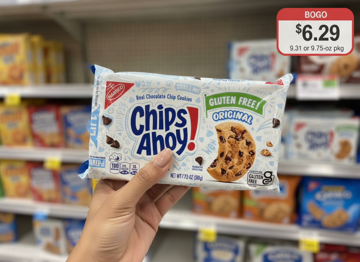 NABISCO Chips Ahoy! Gluten Free Original Real Chocolate Chip Cookies
