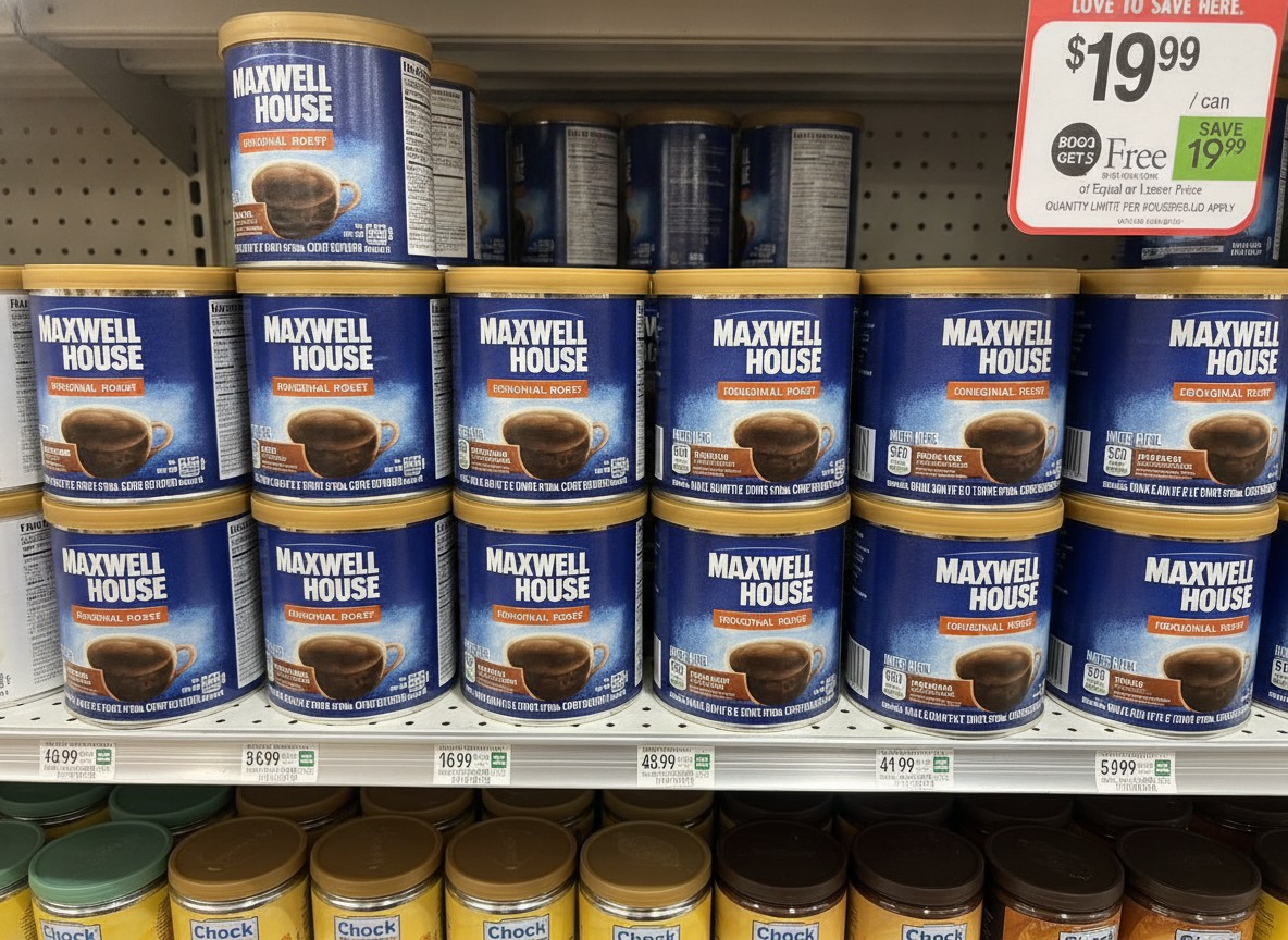 MAXWELL HOUSE GROUND COFFEE