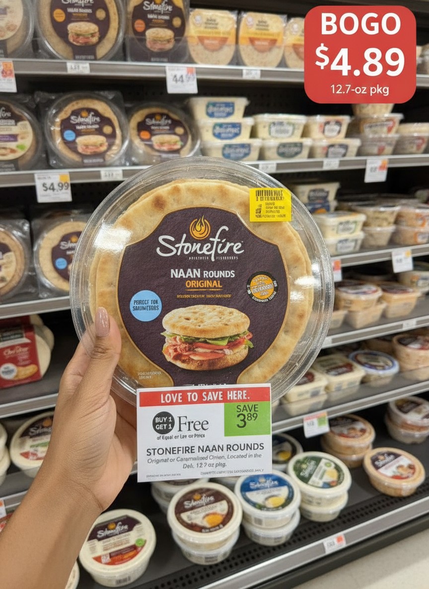 Stonefire Naan Rounds Original