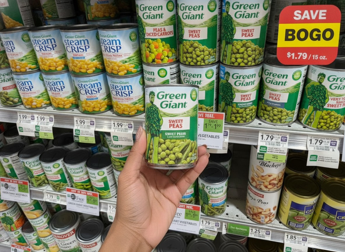 Green Giant Sweet Peas Low Sodium