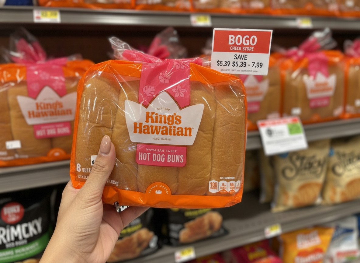 King's Hawaiian Hawaiian Sweet Hot Dog Buns