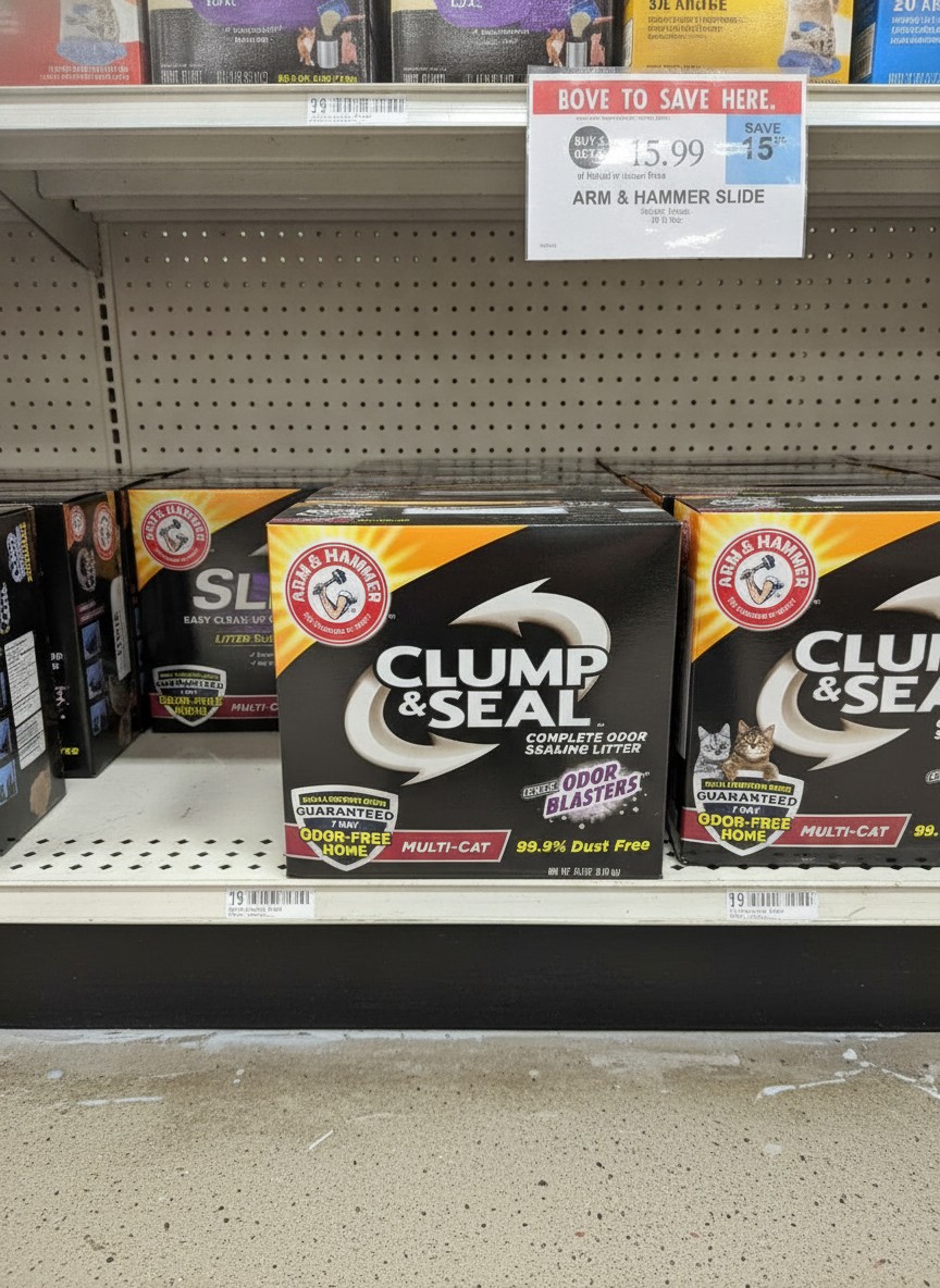 ARM & HAMMER SLIDE CLUMPING LITTER EASY CLEAN UP