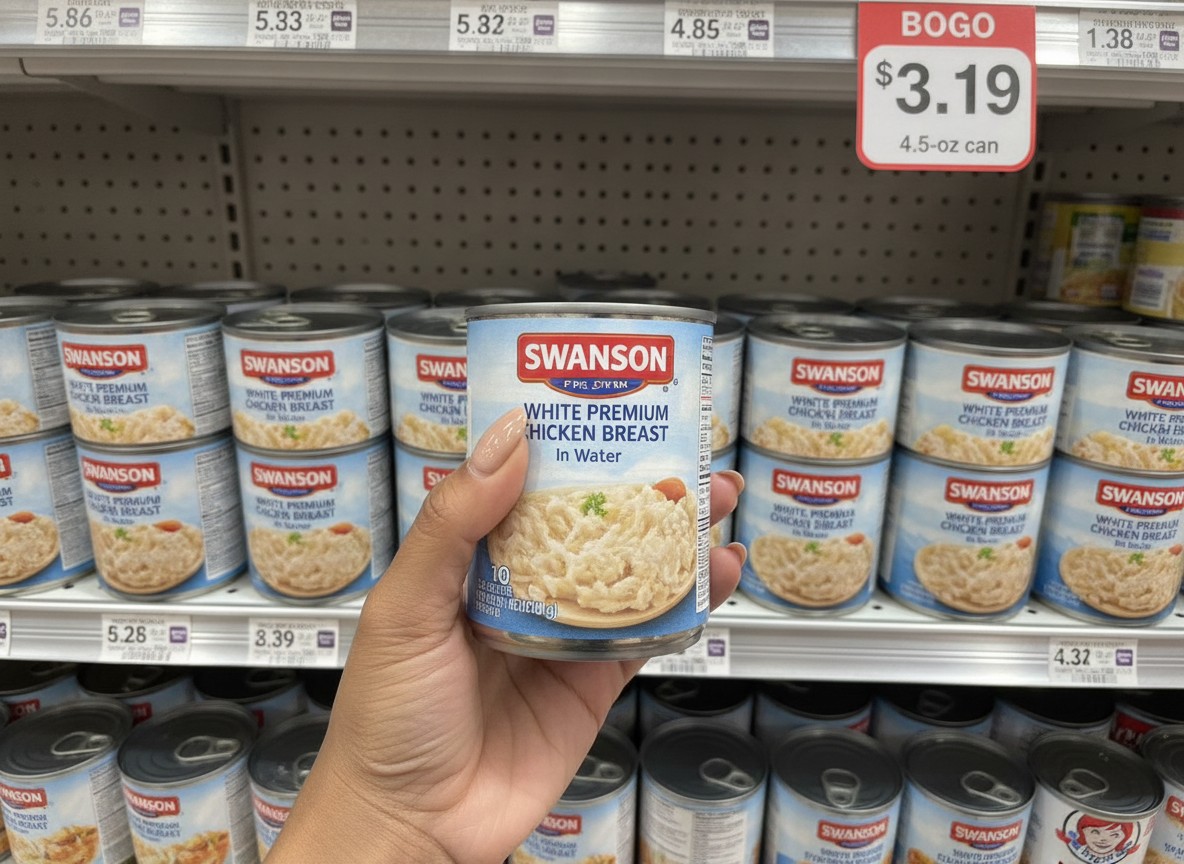 SWANSON WHITE PREMIUM CHUNK CHICKEN BREAST In Water