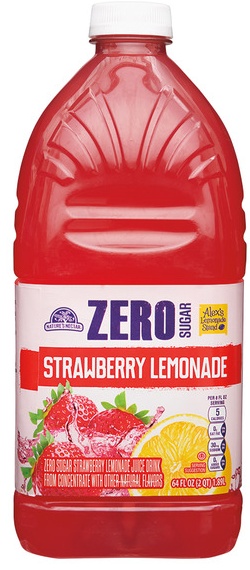 Nature's Nectar Zero Sugar Strawberry Lemonade -