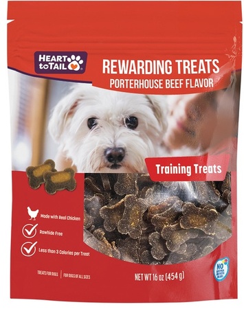 Heart to Tail Rewarding Dog Treat - Porterhouse Beef