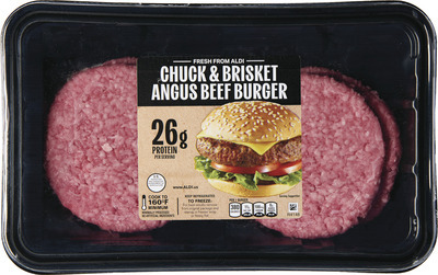 Fresh Chuck & Brisket Angus Beef Burgers