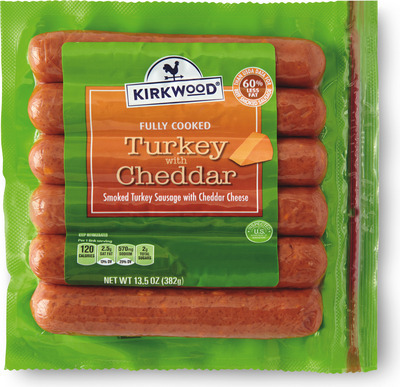 Kirkwood Turkey & Cheddar or Jalapeño Smoked Sausage