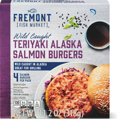 Fremont Fish Market Salmon Burgers