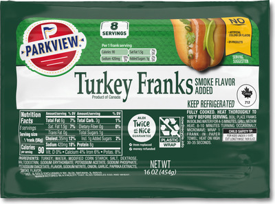 Parkview Turkey Franks